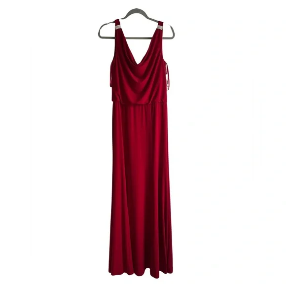Ralph Lauren | Dresses | Ralph Lauren Red Maxi Evening Dress | Poshmark
